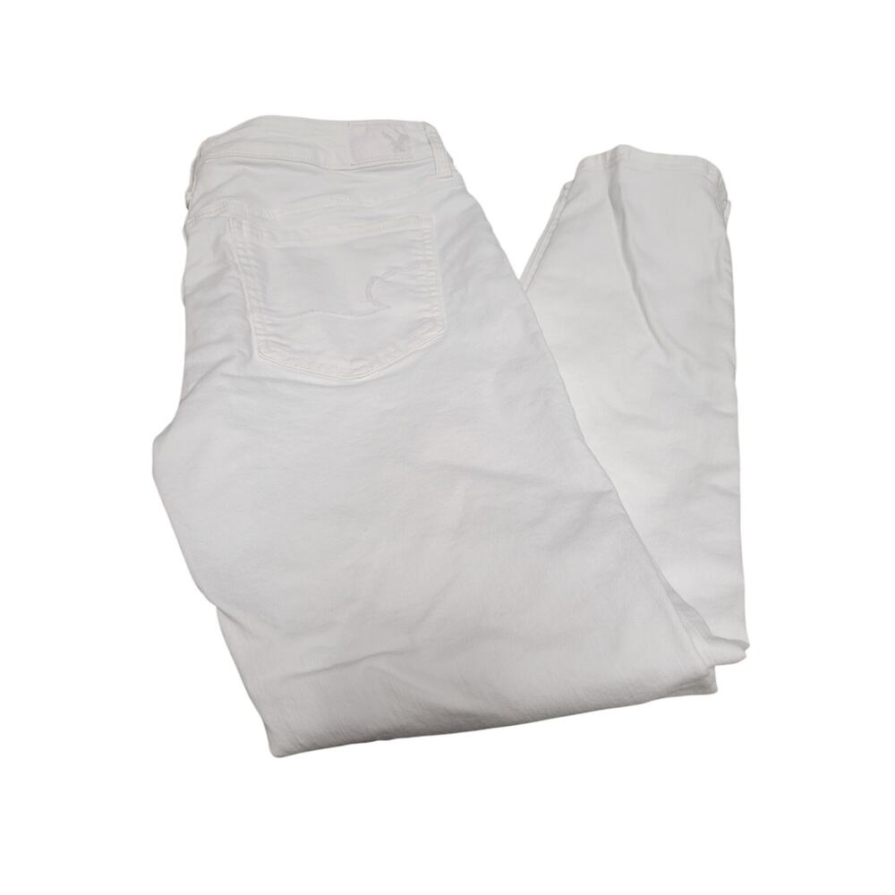 American Eagle Outfitters White Skinny Jegging Jeans Women's Size 12 Reg